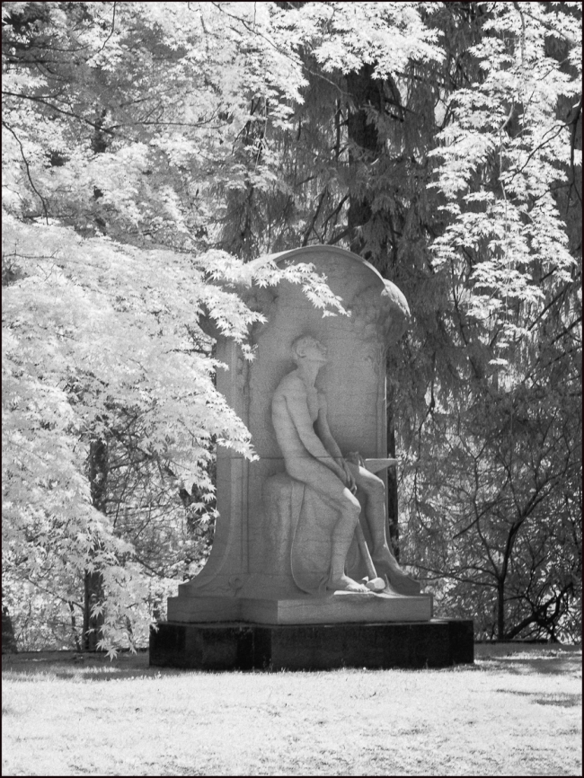 Henry Villard Monument, Sleepy Hollow Cemetery, May 2023