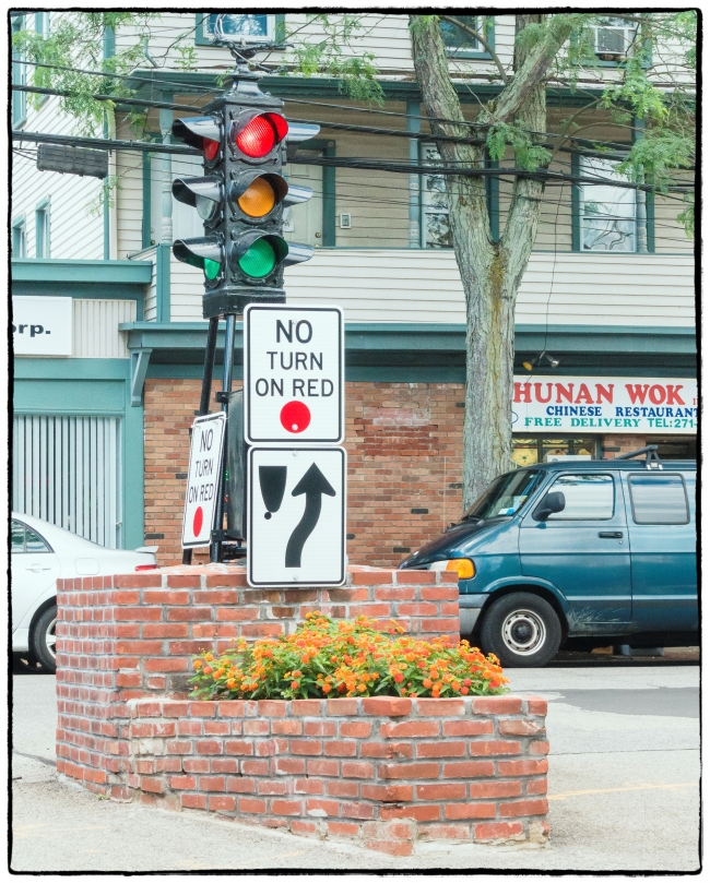 A Walk Through Croton-On-Hudson – No Turn on Red – Photography, Images