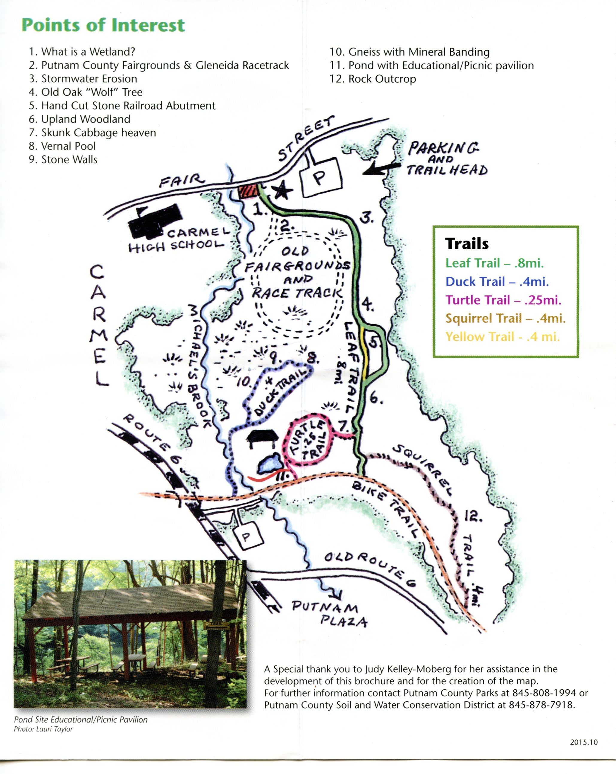 Source: Fred Dill Wildlife Sanctuary and Outdoor Education Center brochure